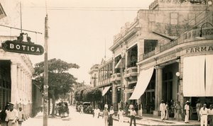 Garcia-Straße, Guantanamo, Kuba, um 1900 von Unbekannt