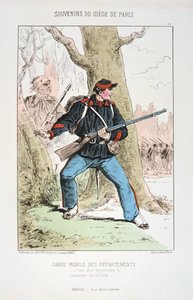 Garde Mobile der Departements, Belagerung von Paris, 1870-1871
