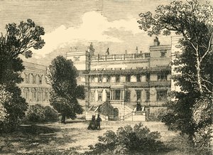 Gartenfront des Northumberland House, 1881 von Unbekannt