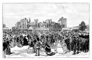 Gartenparty im Windsor Castle, 19. Jahrhundert