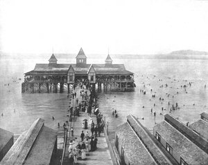 Garfield Beach, Großer Salzsee, Utah, USA, ca. 1900 von Unbekannt
