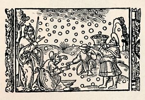 Sammeln von Manna, 1539
