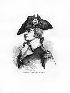 General Anthony Wayne, General und Staatsmann der US-Armee, 1872 von Unbekannt