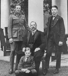 General Botha und seine drei Söhne von Unbekannt