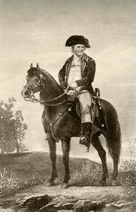 General Israel Putnam, zeigt die Uniform eines Kontinentaltruppen, ca. 1770, 1937