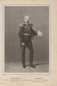 General Iwan Sawwitsch Gorgoli, Chef der Polizei von St. Petersburg, 1822 von Unbekannt