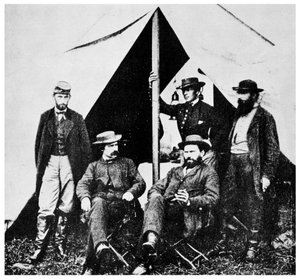 General McClellans Hauptquartier, Antietam, Maryland, Amerikanischer Bürgerkrieg, 1861-1862, 1955 von Unbekannt