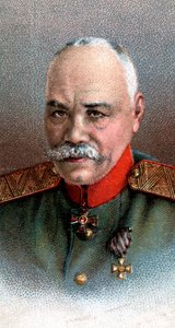 General Mikhail Vasilevich Alexeiev, russischer Soldat, 1917