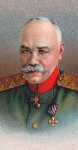 General Mikhail Vasiliyevich Alekseyev 1857-1918, General der kaiserlich russischen Armee, 1917 von Unbekannt