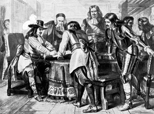 General Monck erklärt ein freies Parlament, 1660 um 1905 von Unbekannt