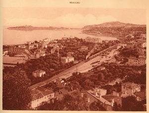 Gesamtansicht und Cap Ferrat, Beaulieu, 1930