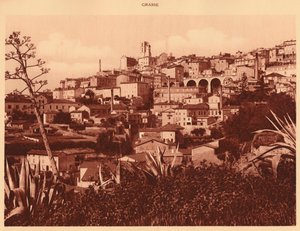Gesamtansicht von Grasse, 1930
