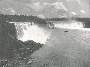 Gesamtansicht der Niagarafälle, 1895 von Unbekannt