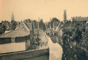 Gesamtansicht des Grünen Kais, ca. 1910