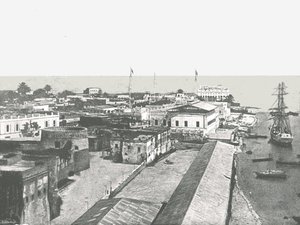 Gesamtansicht der Hauptstadt, Sansibar