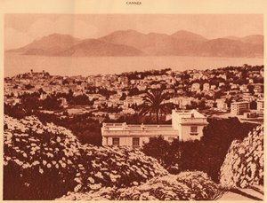Gesamtansicht von Pezou, Cannes, 1930