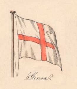 Genua, 1838 von Unbekannt