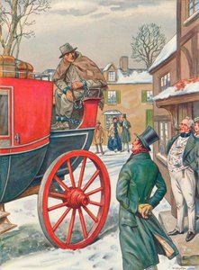 George Loveless 1797-1874 in Ketten von Dorchester zu einem Gefängnis, 1834, 1934 von Unbekannt