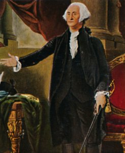 George Washington 1732-1799. - Stich nach dem Gemälde von G. C. Stuart, 1934 von Unbekannt
