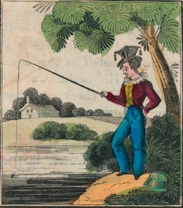 George beim Angeln, spätes 18. - frühes 19. Jahrhundert