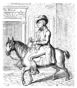 Georgey auf einem Steckenpferd, 1796 von Unbekannt