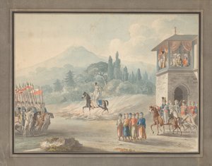 Georgische Kavallerieparade, ca. 1780