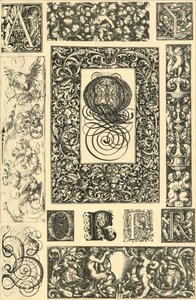 Deutsche Renaissance typografische Ornamente, 1898