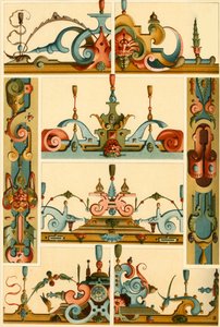 Deutsche Renaissance-Wandmalerei und Ornament in Stein und Holz, 1898 von Unbekannt