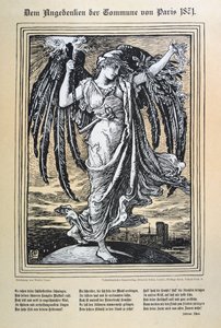 Deutsche Allegorie der Pariser Kommune, 1871