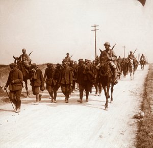 Deutsche Gefangene, um 1914-1918