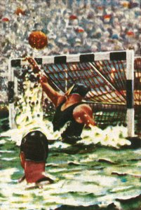 Deutschland gewinnt das Wasserballspiel, 1928
