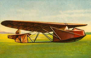 Segelflugzeug mit Gitterrumpf aus Stahlrohr, 1932