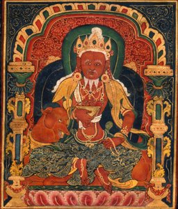 Feuergott Agni des Medizin-Buddha-Mandalas