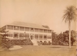 Regierungshaus, in der Nähe von Kingston, Jamaika, frühes 20. Jahrhundert von Unbekannt