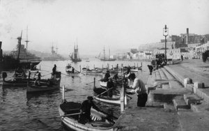 Großer Hafen, Malta, 1937 von Unbekannt