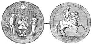 Großes Siegel von Georg II., Mitte des 18. Jahrhunderts, 19. Jahrhundert