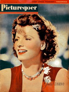 Greta Garbo 1905-1990, schwedisch-amerikanische Schauspielerin, 1942