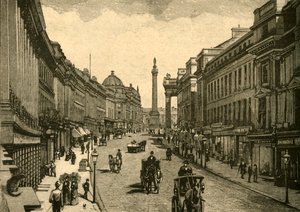 Grey Street, Newcastle-on-Tyne, ca. 1890 von Unbekannt