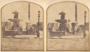 Gruppe von 17 frühen Kalotyp-Stereographien