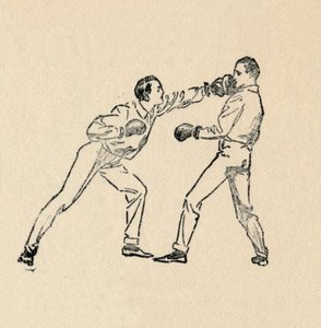 Schutz für Linkshänderführung am Kopf, 1912 von Unbekannt