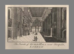 Gildenhalle Innenansicht, 1886