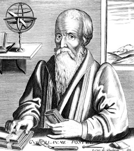 Guillaume Postel, französischer Linguist, Astronom und Diplomat des 16. Jahrhunderts