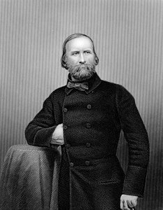 Giuseppe Garibaldi, italienischer Patriot, 1860