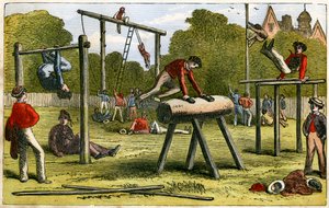 Gymnastik, 19. Jahrhundert von Unbekannt