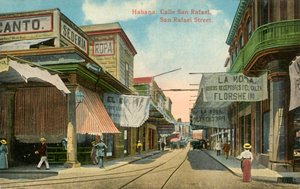 Habana: Calle San Rafael, um 1910