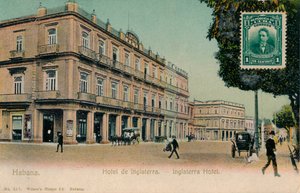 Habana. Hotel de Inglaterra. -Inglaterra Hotel, Kuba, ca. 1910er Jahre von Unbekannt