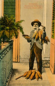 Habana. Tabakverkäufer. Tabakstraßenverkäufer, ca. 1910er Jahre von Unbekannt