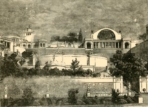 Hadrians Villa in Tibur, 1890 von Unbekannt
