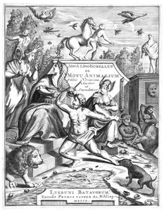 Halbtitel von De Motu Animalum von Giovanni Borelli, 1710