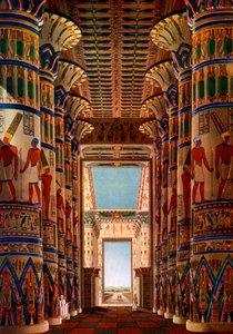 Säulensaal, Karnak, Ägypten, 1908-1909